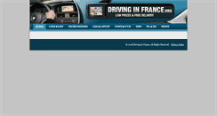 Desktop Screenshot of drivinginfrance.org